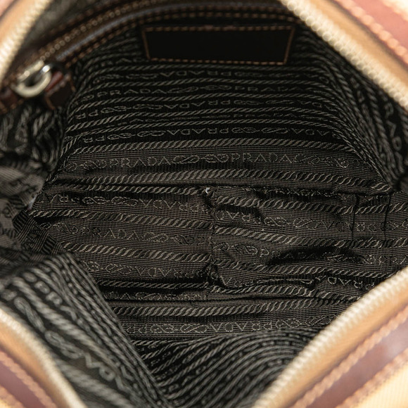 Pre-Loved Prada Canvas Canapa Logo Crossbody - Picture 4 of 12